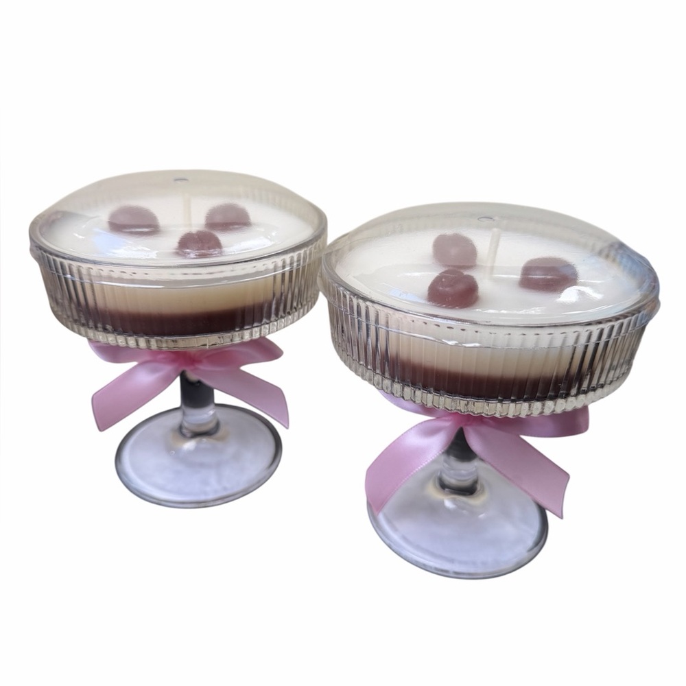 Martini Espresso Candle Set of 2